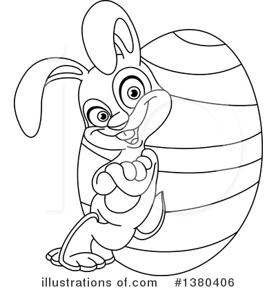 Easter Bunny Clipart #1380406 by yayayoyo