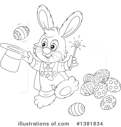 Royalty-Free (RF) Rabbit Clipart Illustration by Alex Bannykh - Stock Sample #1381834