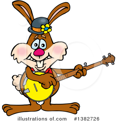 Royalty-Free (RF) Rabbit Clipart Illustration by Dennis Holmes Designs - Stock Sample #1382726