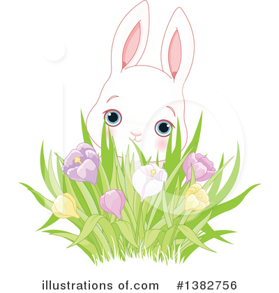 Royalty-Free (RF) Rabbit Clipart Illustration by Pushkin - Stock Sample #1382756