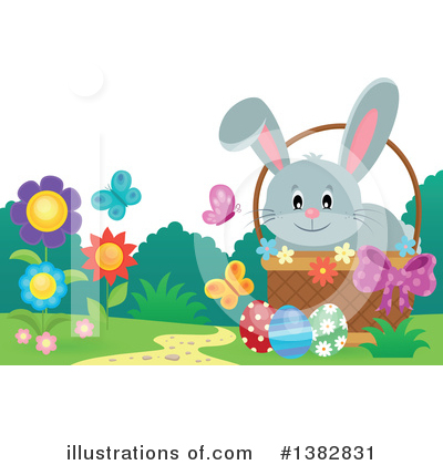 Royalty-Free (RF) Rabbit Clipart Illustration by visekart - Stock Sample #1382831