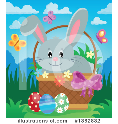 Royalty-Free (RF) Rabbit Clipart Illustration by visekart - Stock Sample #1382832