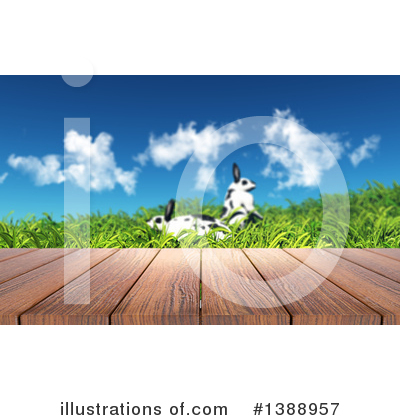 Royalty-Free (RF) Rabbit Clipart Illustration by KJ Pargeter - Stock Sample #1388957