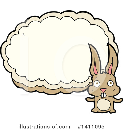 Royalty-Free (RF) Rabbit Clipart Illustration by lineartestpilot - Stock Sample #1411095