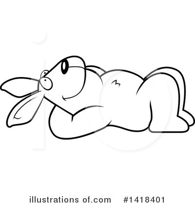 Royalty-Free (RF) Rabbit Clipart Illustration by Cory Thoman - Stock Sample #1418401