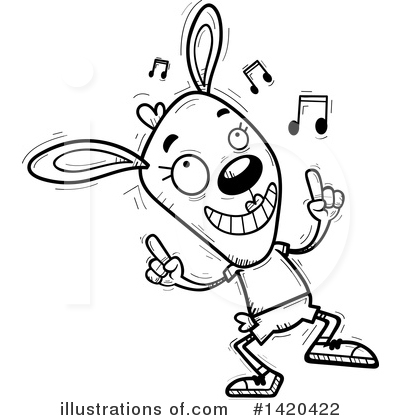 Royalty-Free (RF) Rabbit Clipart Illustration by Cory Thoman - Stock Sample #1420422