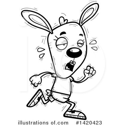 Royalty-Free (RF) Rabbit Clipart Illustration by Cory Thoman - Stock Sample #1420423