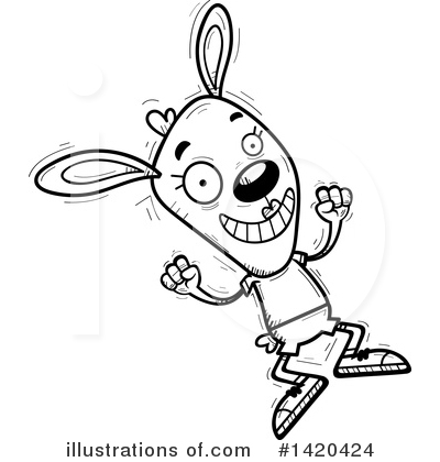 Royalty-Free (RF) Rabbit Clipart Illustration by Cory Thoman - Stock Sample #1420424