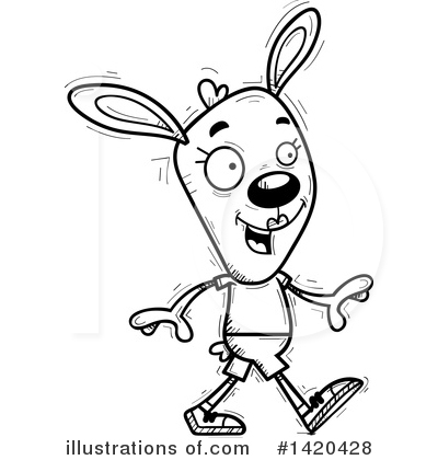 Royalty-Free (RF) Rabbit Clipart Illustration by Cory Thoman - Stock Sample #1420428