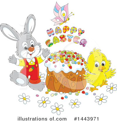 Royalty-Free (RF) Rabbit Clipart Illustration by Alex Bannykh - Stock Sample #1443971