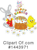 Rabbit Clipart #1443971 by Alex Bannykh