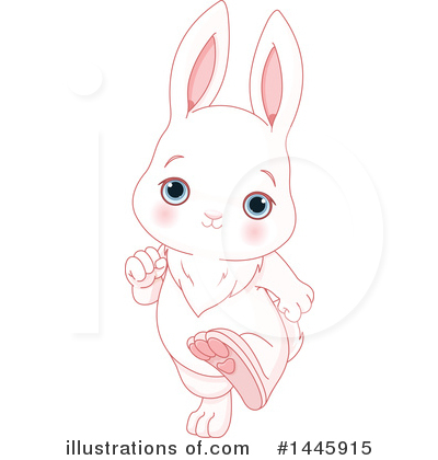 Royalty-Free (RF) Rabbit Clipart Illustration by Pushkin - Stock Sample #1445915