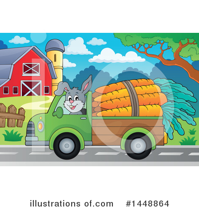 Royalty-Free (RF) Rabbit Clipart Illustration by visekart - Stock Sample #1448864