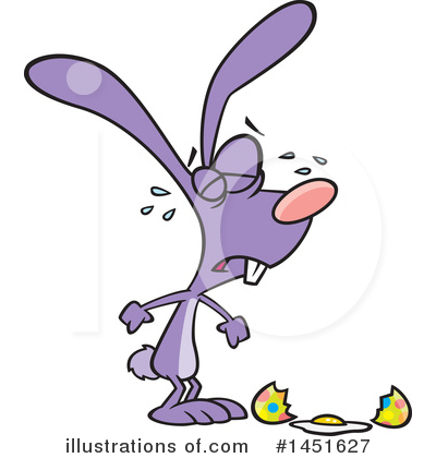 Easter Bunny Clipart #1451627 by toonaday