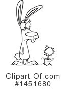 Rabbit Clipart #1451680 by toonaday