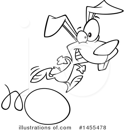 Royalty-Free (RF) Rabbit Clipart Illustration by toonaday - Stock Sample #1455478