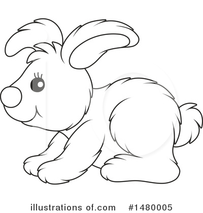 Royalty-Free (RF) Rabbit Clipart Illustration by Alex Bannykh - Stock Sample #1480005