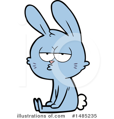 Royalty-Free (RF) Rabbit Clipart Illustration by lineartestpilot - Stock Sample #1485235