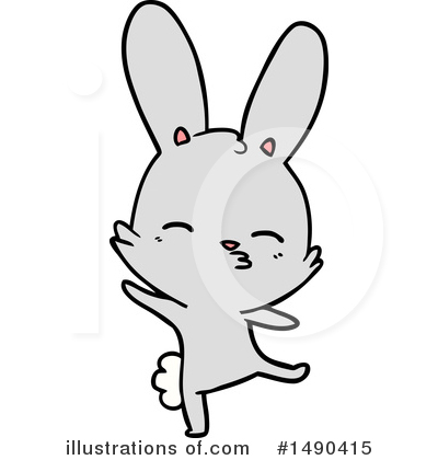 Royalty-Free (RF) Rabbit Clipart Illustration by lineartestpilot - Stock Sample #1490415