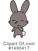 Rabbit Clipart #1490417 by lineartestpilot