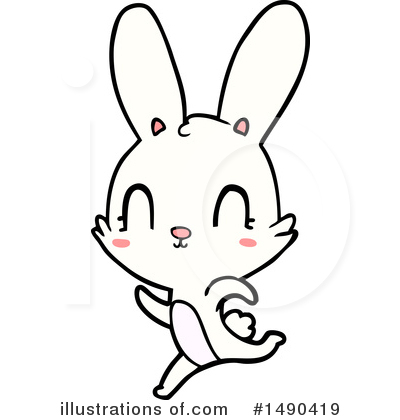Royalty-Free (RF) Rabbit Clipart Illustration by lineartestpilot - Stock Sample #1490419