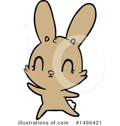 Royalty-Free (RF) Rabbit Clipart Illustration by lineartestpilot - Stock Sample #1490421