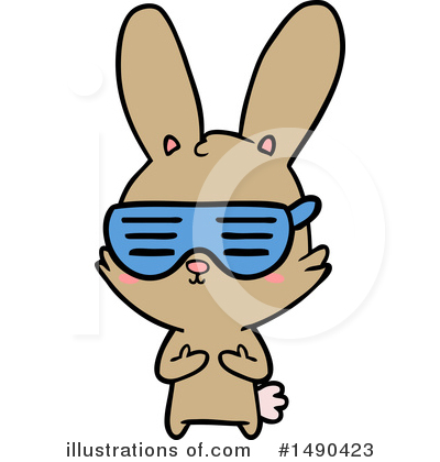 Royalty-Free (RF) Rabbit Clipart Illustration by lineartestpilot - Stock Sample #1490423