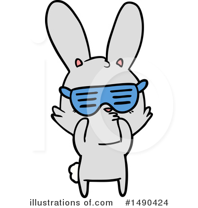 Royalty-Free (RF) Rabbit Clipart Illustration by lineartestpilot - Stock Sample #1490424