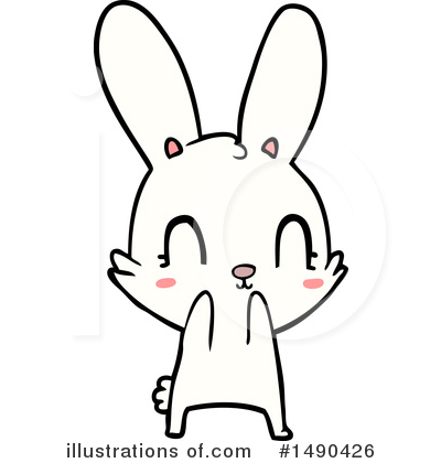 Royalty-Free (RF) Rabbit Clipart Illustration by lineartestpilot - Stock Sample #1490426