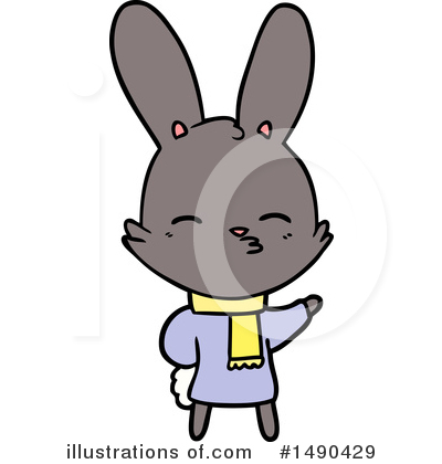 Royalty-Free (RF) Rabbit Clipart Illustration by lineartestpilot - Stock Sample #1490429