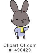 Rabbit Clipart #1490429 by lineartestpilot