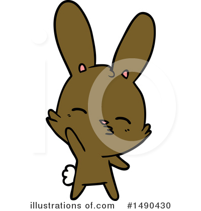 Royalty-Free (RF) Rabbit Clipart Illustration by lineartestpilot - Stock Sample #1490430