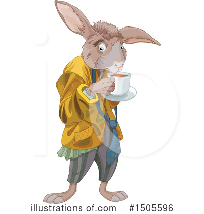 Royalty-Free (RF) Rabbit Clipart Illustration by Pushkin - Stock Sample #1505596