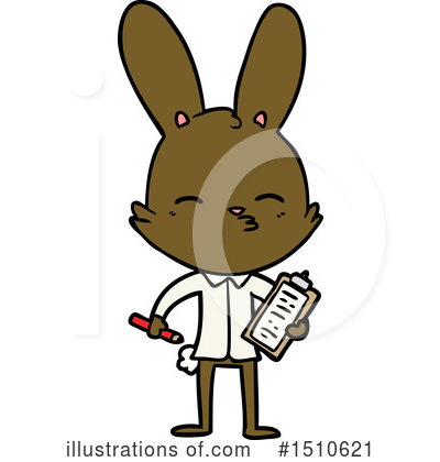 Royalty-Free (RF) Rabbit Clipart Illustration by lineartestpilot - Stock Sample #1510621