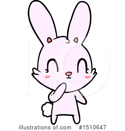 Royalty-Free (RF) Rabbit Clipart Illustration by lineartestpilot - Stock Sample #1510647