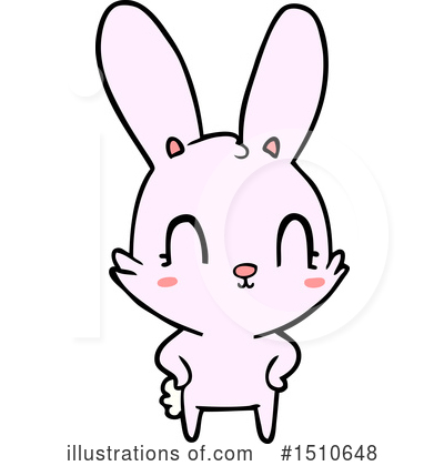 Royalty-Free (RF) Rabbit Clipart Illustration by lineartestpilot - Stock Sample #1510648