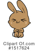Rabbit Clipart #1517624 by lineartestpilot