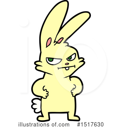 Royalty-Free (RF) Rabbit Clipart Illustration by lineartestpilot - Stock Sample #1517630