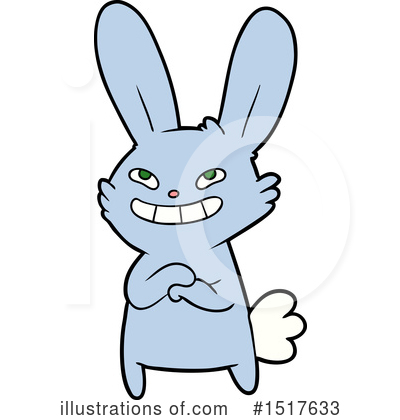 Royalty-Free (RF) Rabbit Clipart Illustration by lineartestpilot - Stock Sample #1517633