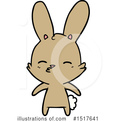 Royalty-Free (RF) Rabbit Clipart Illustration by lineartestpilot - Stock Sample #1517641
