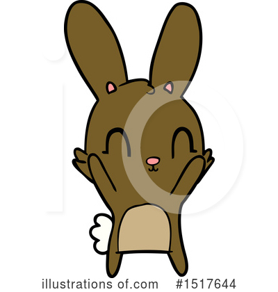 Royalty-Free (RF) Rabbit Clipart Illustration by lineartestpilot - Stock Sample #1517644