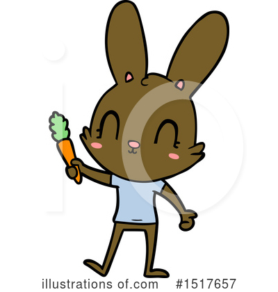 Royalty-Free (RF) Rabbit Clipart Illustration by lineartestpilot - Stock Sample #1517657
