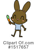 Rabbit Clipart #1517657 by lineartestpilot