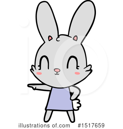 Royalty-Free (RF) Rabbit Clipart Illustration by lineartestpilot - Stock Sample #1517659