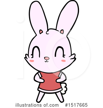 Royalty-Free (RF) Rabbit Clipart Illustration by lineartestpilot - Stock Sample #1517665