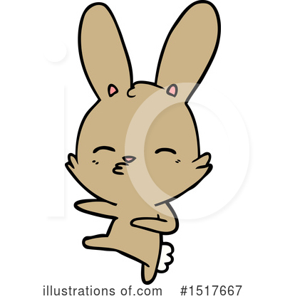 Royalty-Free (RF) Rabbit Clipart Illustration by lineartestpilot - Stock Sample #1517667