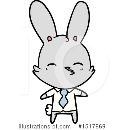 Royalty-Free (RF) Rabbit Clipart Illustration by lineartestpilot - Stock Sample #1517669