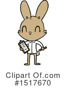 Rabbit Clipart #1517670 by lineartestpilot