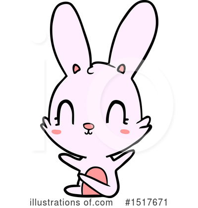 Royalty-Free (RF) Rabbit Clipart Illustration by lineartestpilot - Stock Sample #1517671