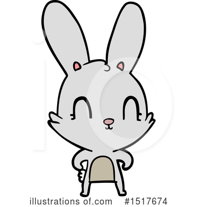 Royalty-Free (RF) Rabbit Clipart Illustration by lineartestpilot - Stock Sample #1517674
